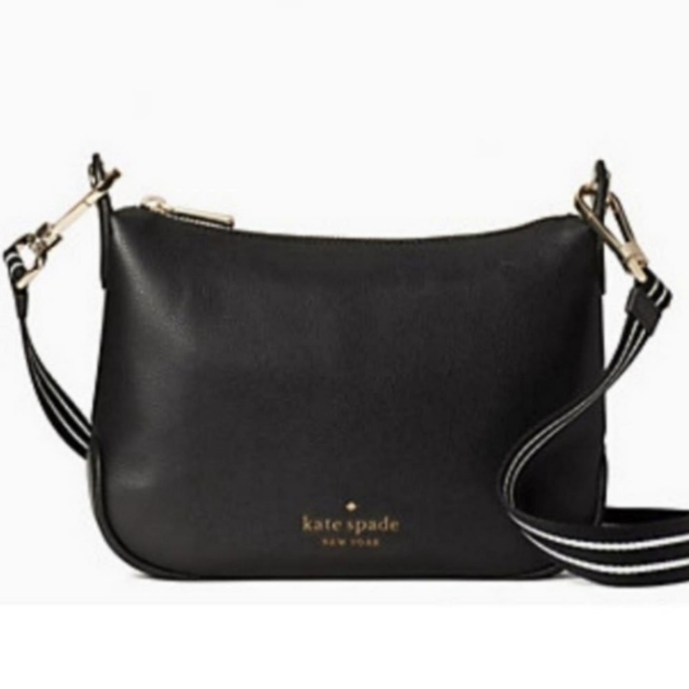 Kate Spade Rosie Small Leather Crossbody in Black